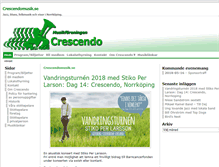Tablet Screenshot of crescendomusik.se